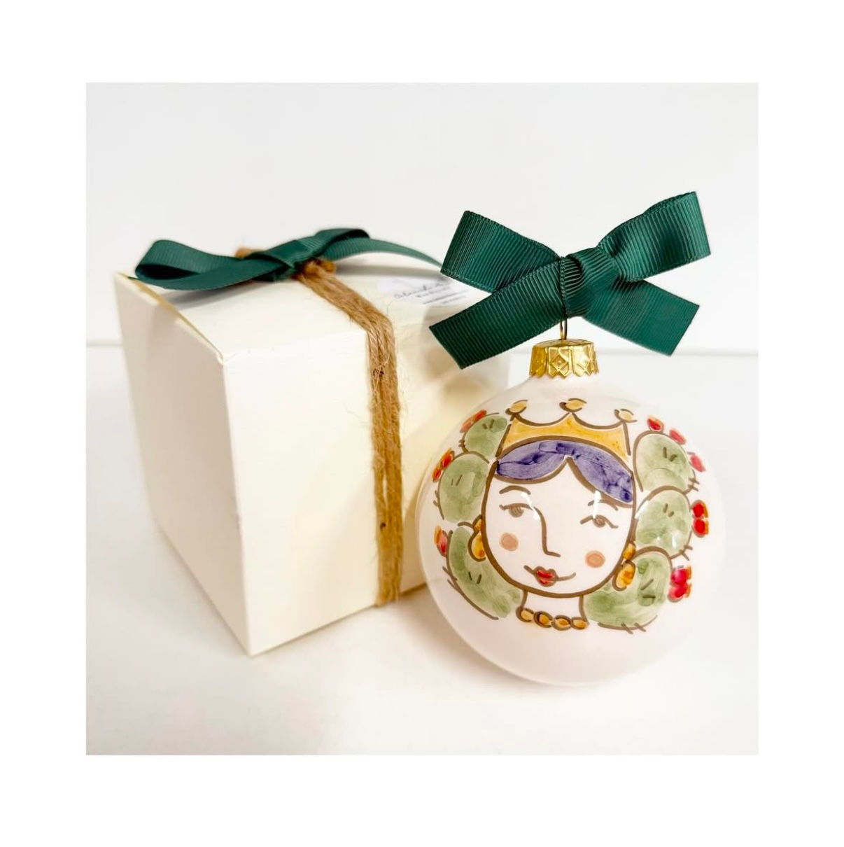 Pallina di natale teste di moro maxi  