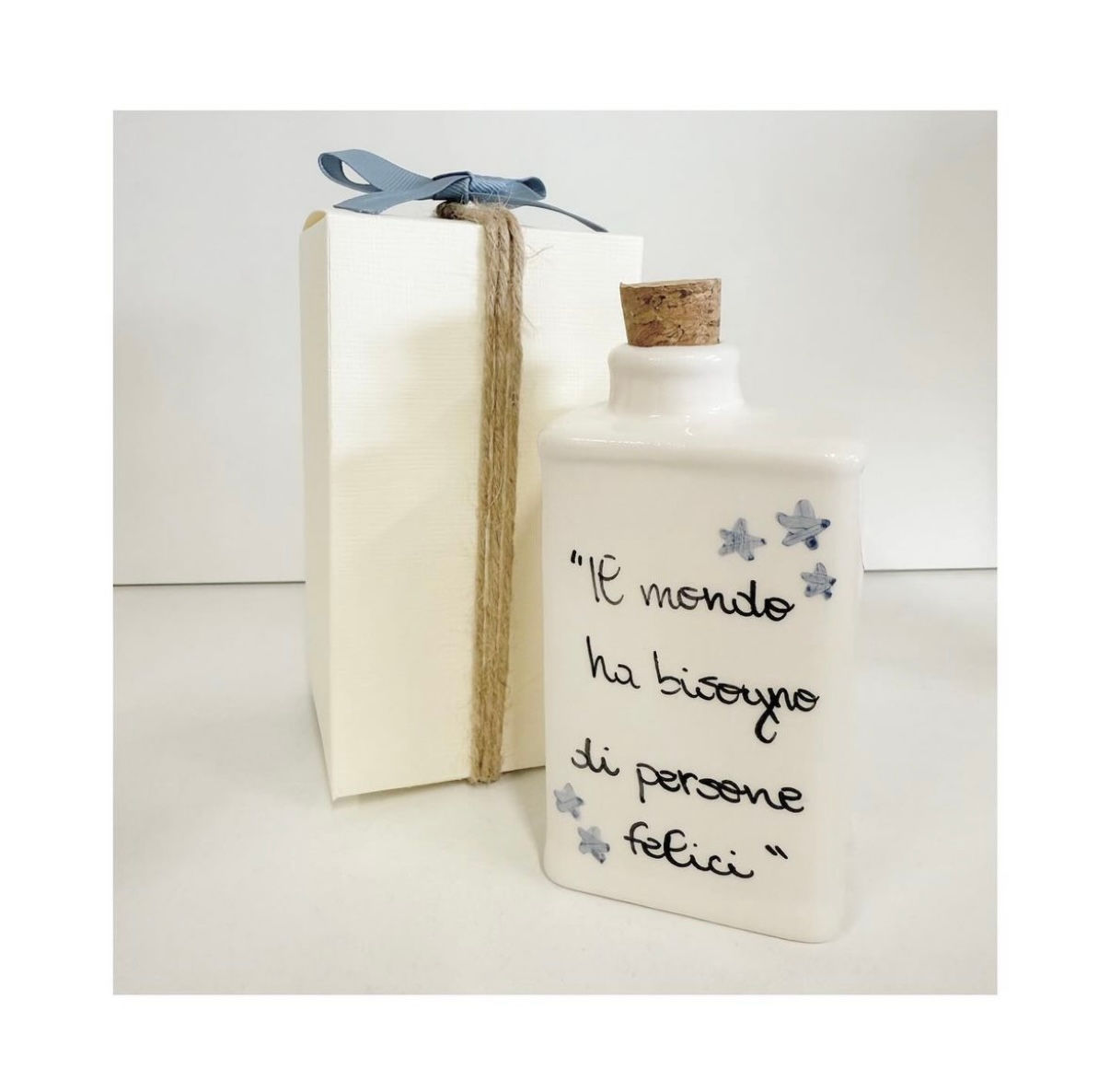Bomboniera Tanica con frasi del Piccolo Principe