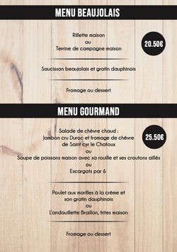 CARTE RESTAURANT 2