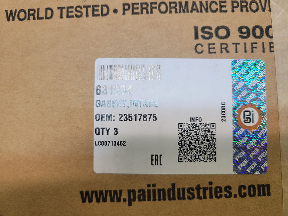 Thumbnail: Detroit Diesel 23517875 INTAKE MANIFOLD GASKET (PAI 631294)