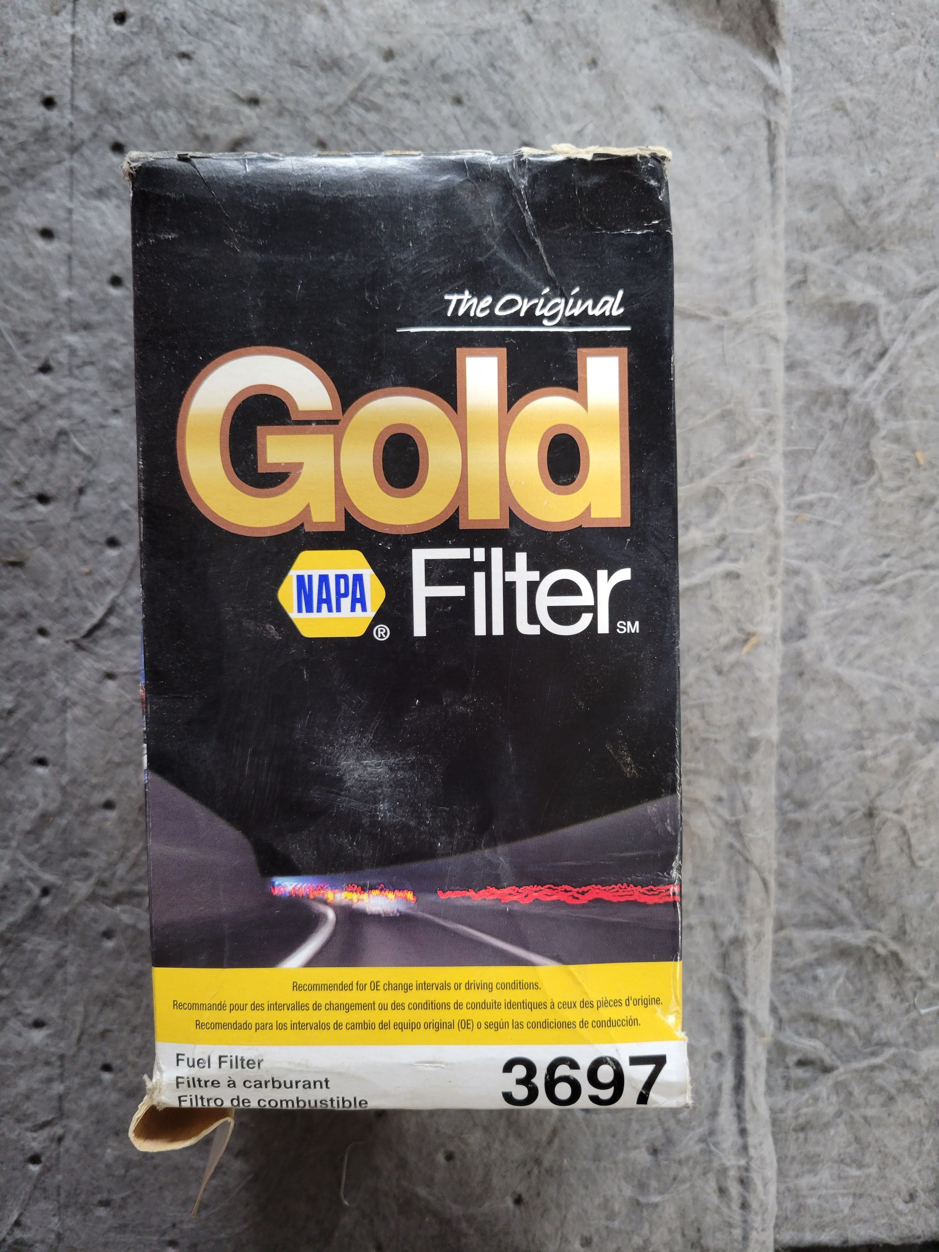 NAPA 3697 GOLD FUEL FILTER