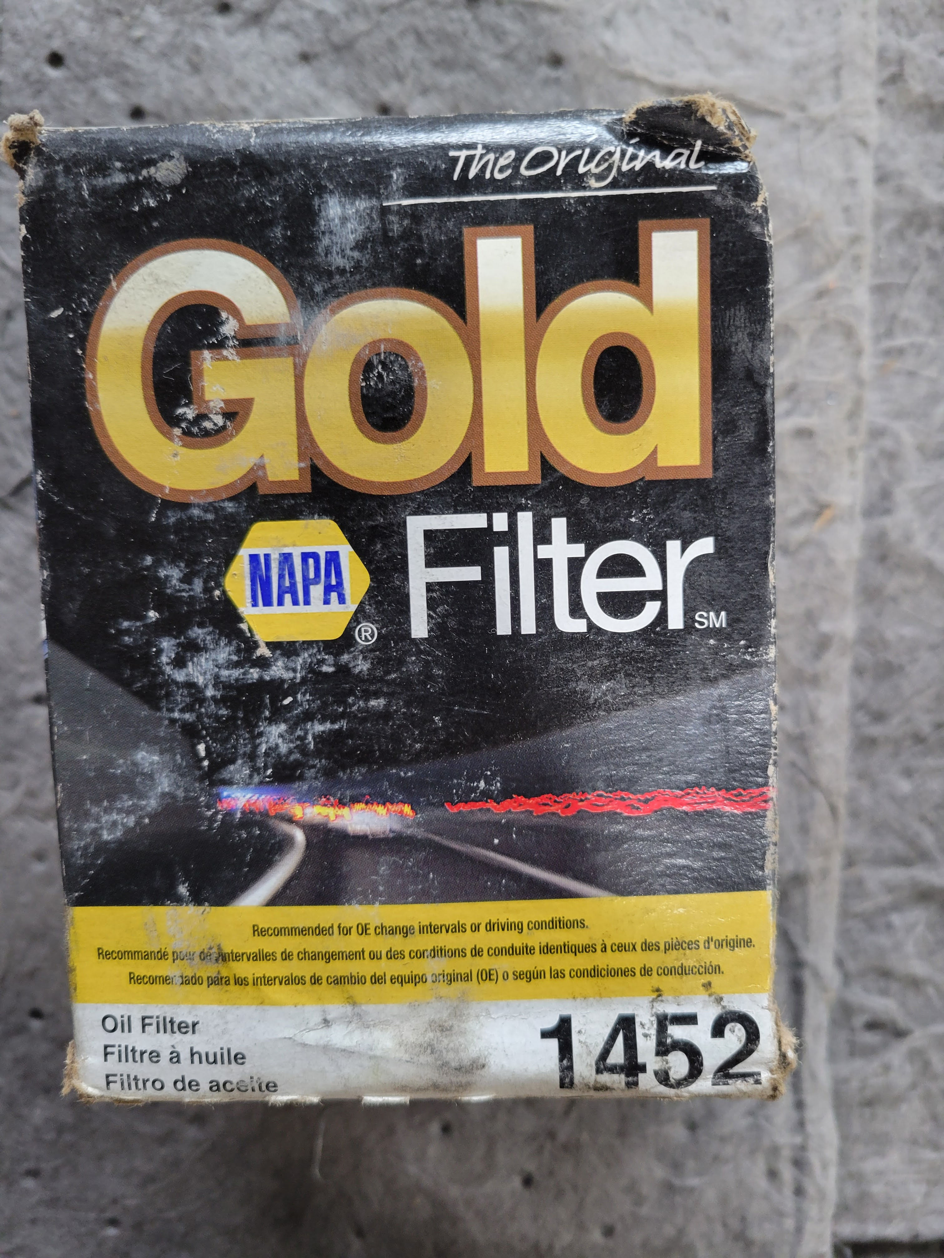 NAPA 1452 GOLD OIL FILTER