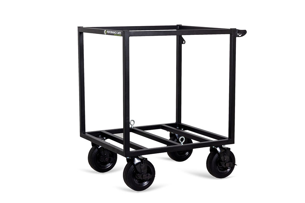 Thumbnail: Performance Carts PCS-100s subwoofer cart front-right view without speaker