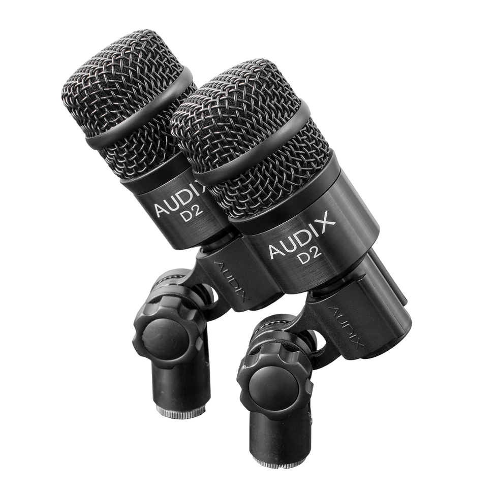 Thumbnail: Pair of Audix D2 rack tom microphones