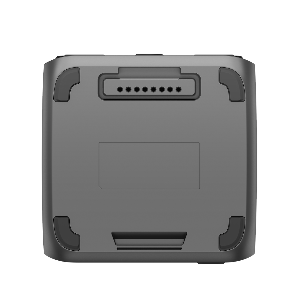 Thumbnail: EcoFlow River 3 Plus portable power station view of bottom with rubber feet