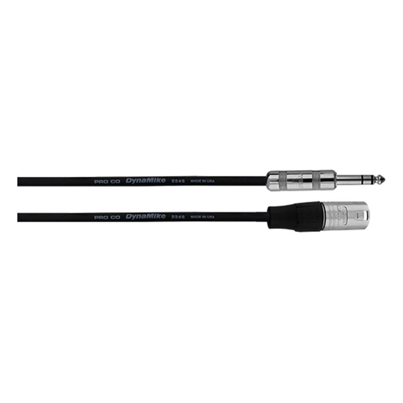 Thumbnail: ProCo marching audio 1/4" to XLR-M cable connectors