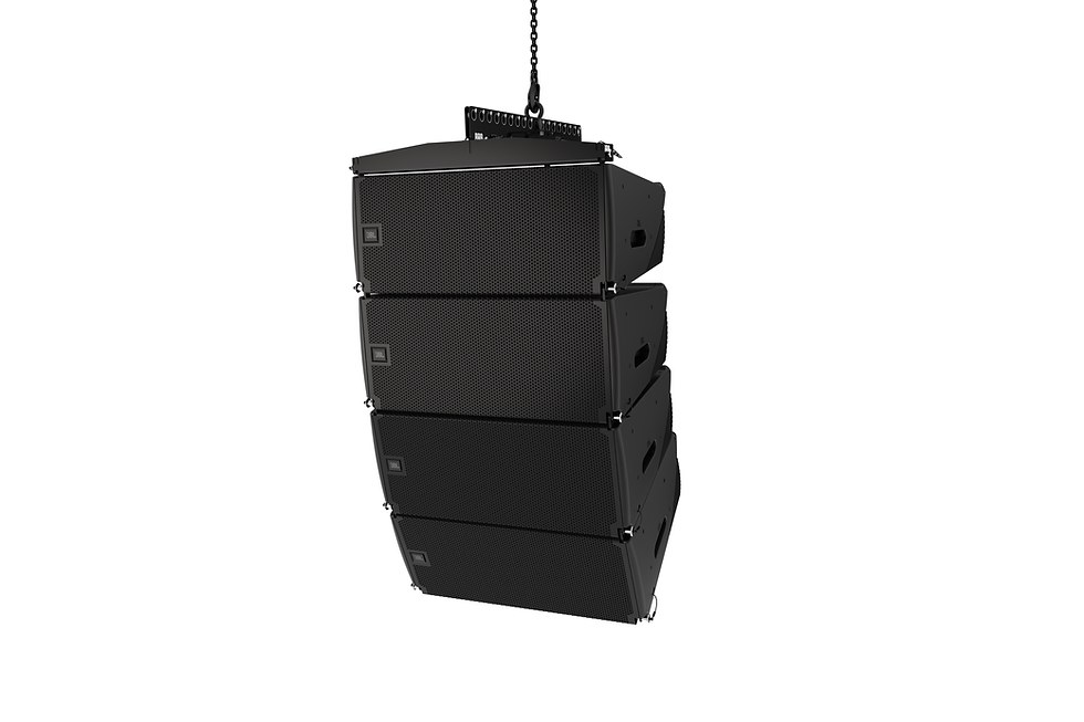 Thumbnail: JBL SRX910LA Dual 10-inch Powered Line Array Loudspeaker flown stack