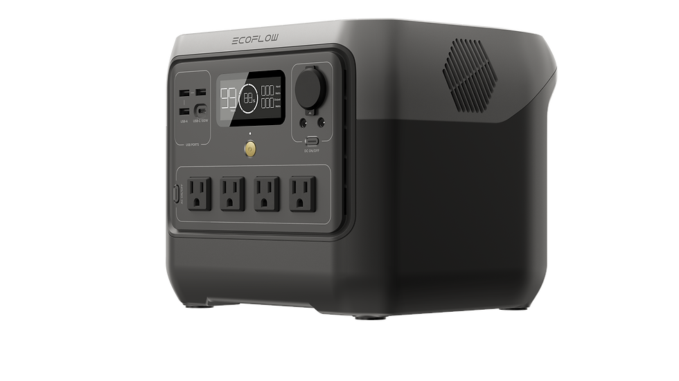 Thumbnail: EcoFlow River 2 Pro portable power station low view of front right side angle