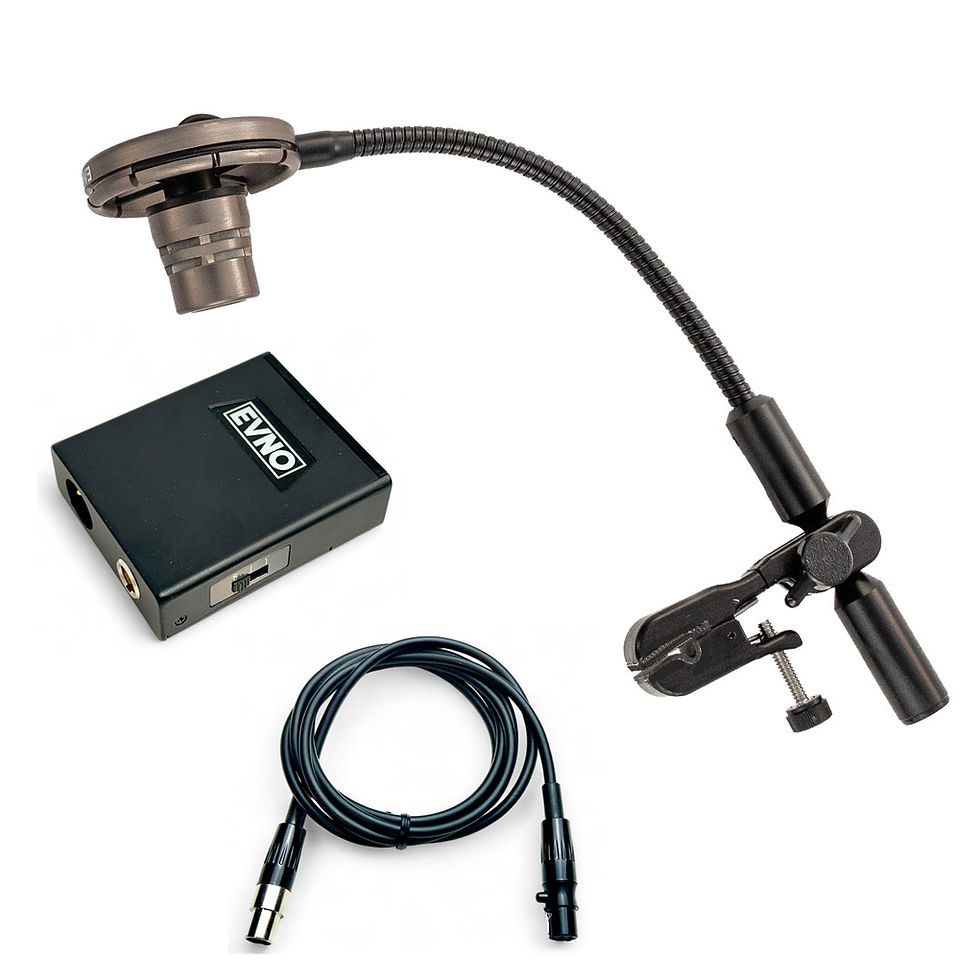 Thumbnail: EVNO SX saxophone microphone with power supply and cable