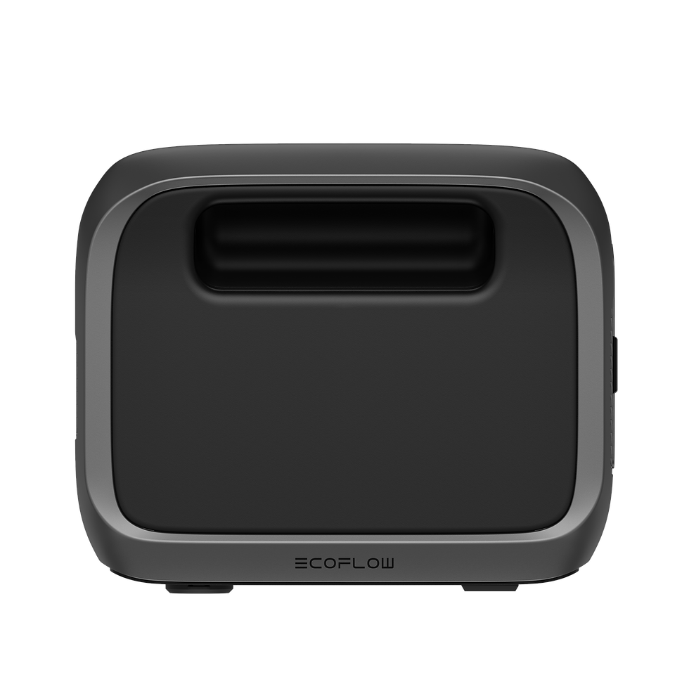 Thumbnail: EcoFlow River 3 portable power station top down view showing the carrying handle