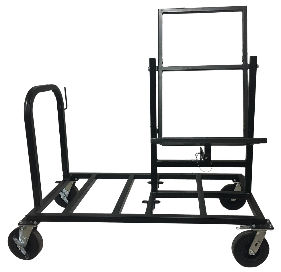 corps design side by side marching audio speaker field frame cart front