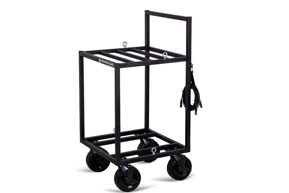 Performance Carts PCS-200v vertical speaker cart front-right view