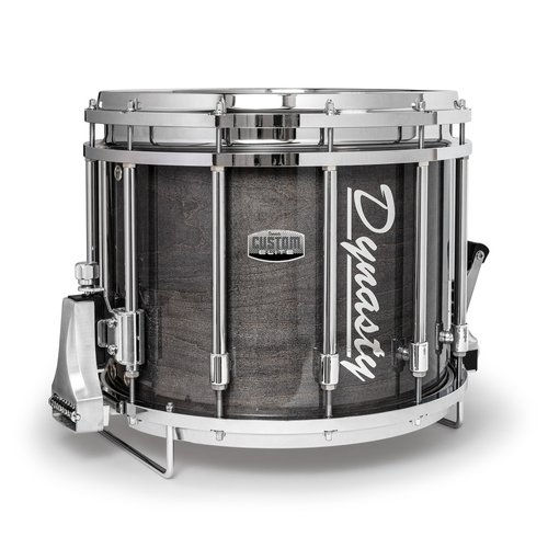 Dynasty percussion DFZ marching snare drum custom wrap finish
