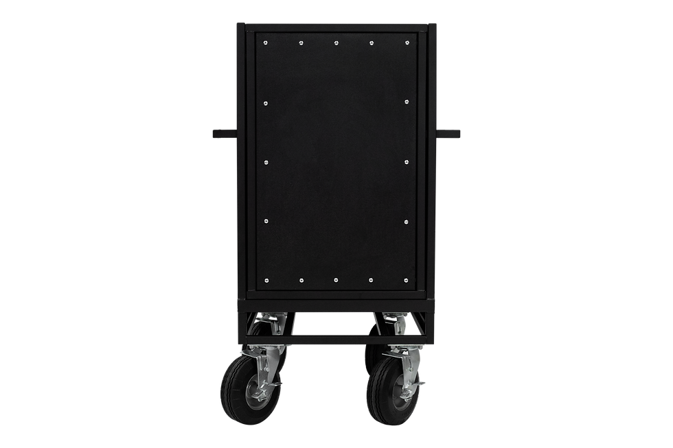 Thumbnail: Pageantry Innovations MC-10 marching audio mixer cart closed front panel