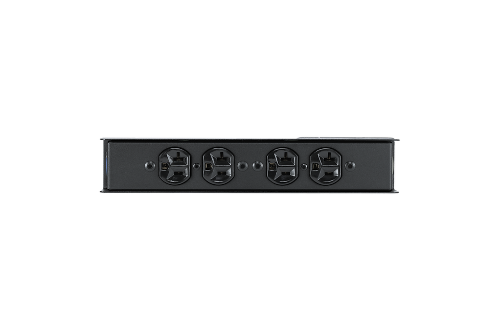 Thumbnail: Pageantry Innovations DB-EDS4 DistroBLOX 4-outlet power distribution box for marching audio top view