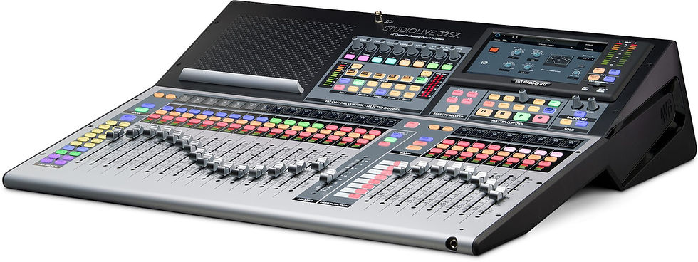 Thumbnail: Presonus studiolive 32sx digital performance mixer side view
