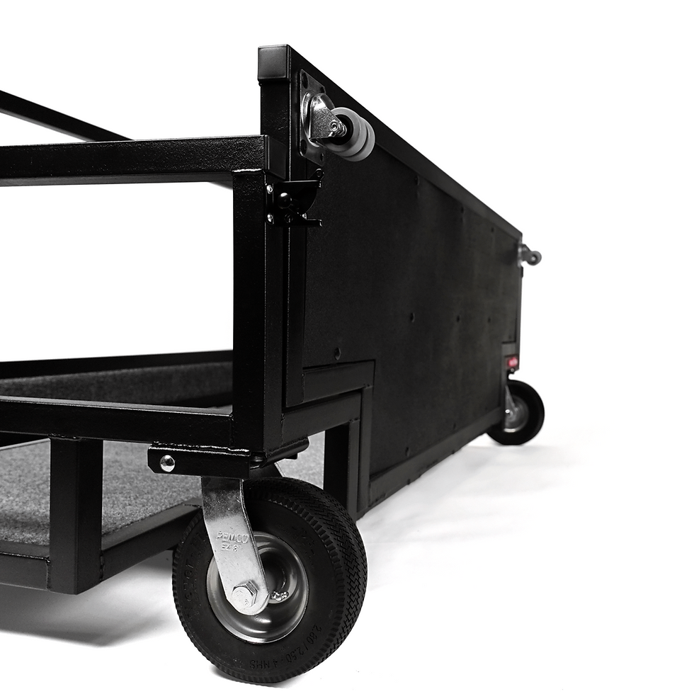 Thumbnail: Synced Up Audio DS3 marching drumset cart back platform
