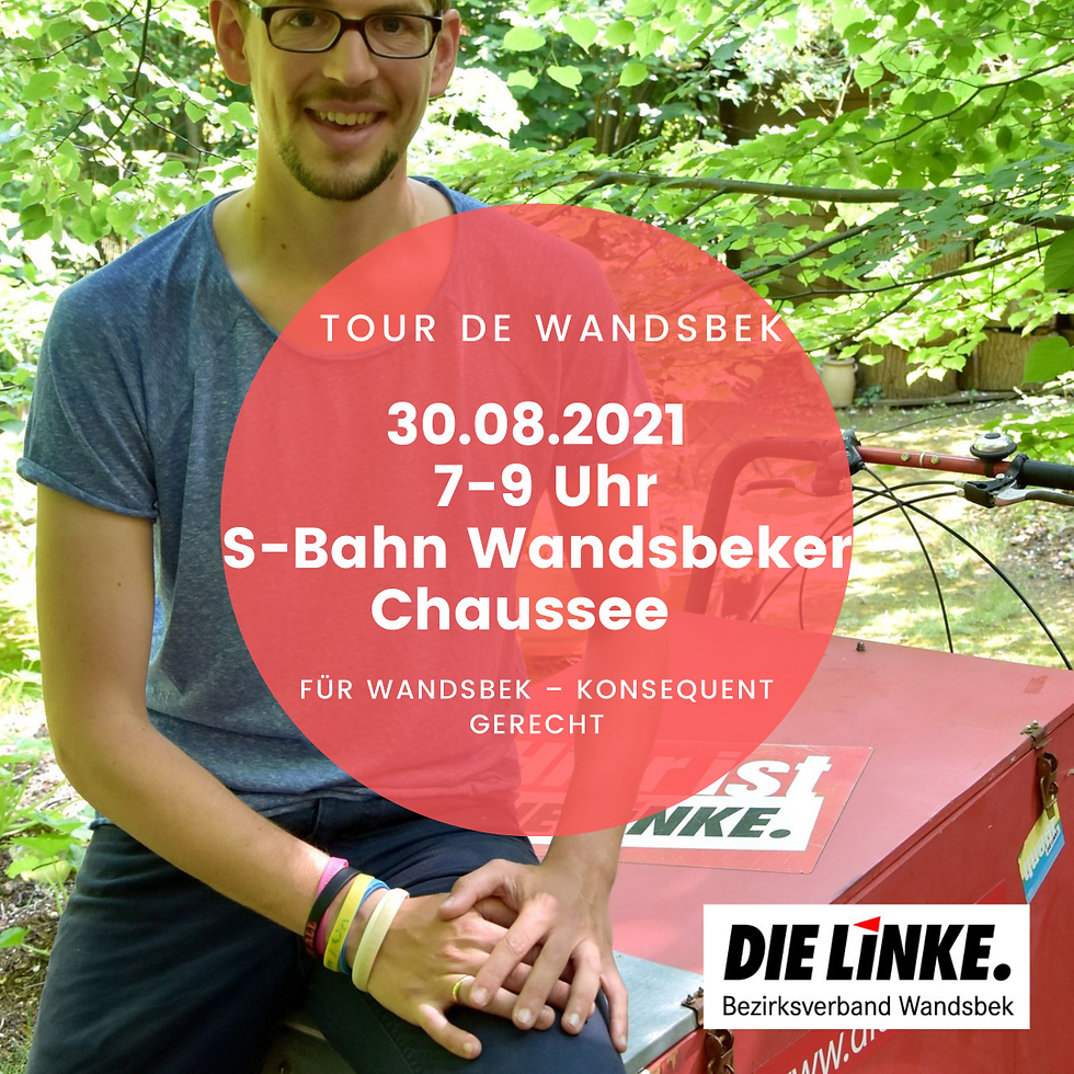 Verteilaktion S Bahn Wandsbeker Chaussee