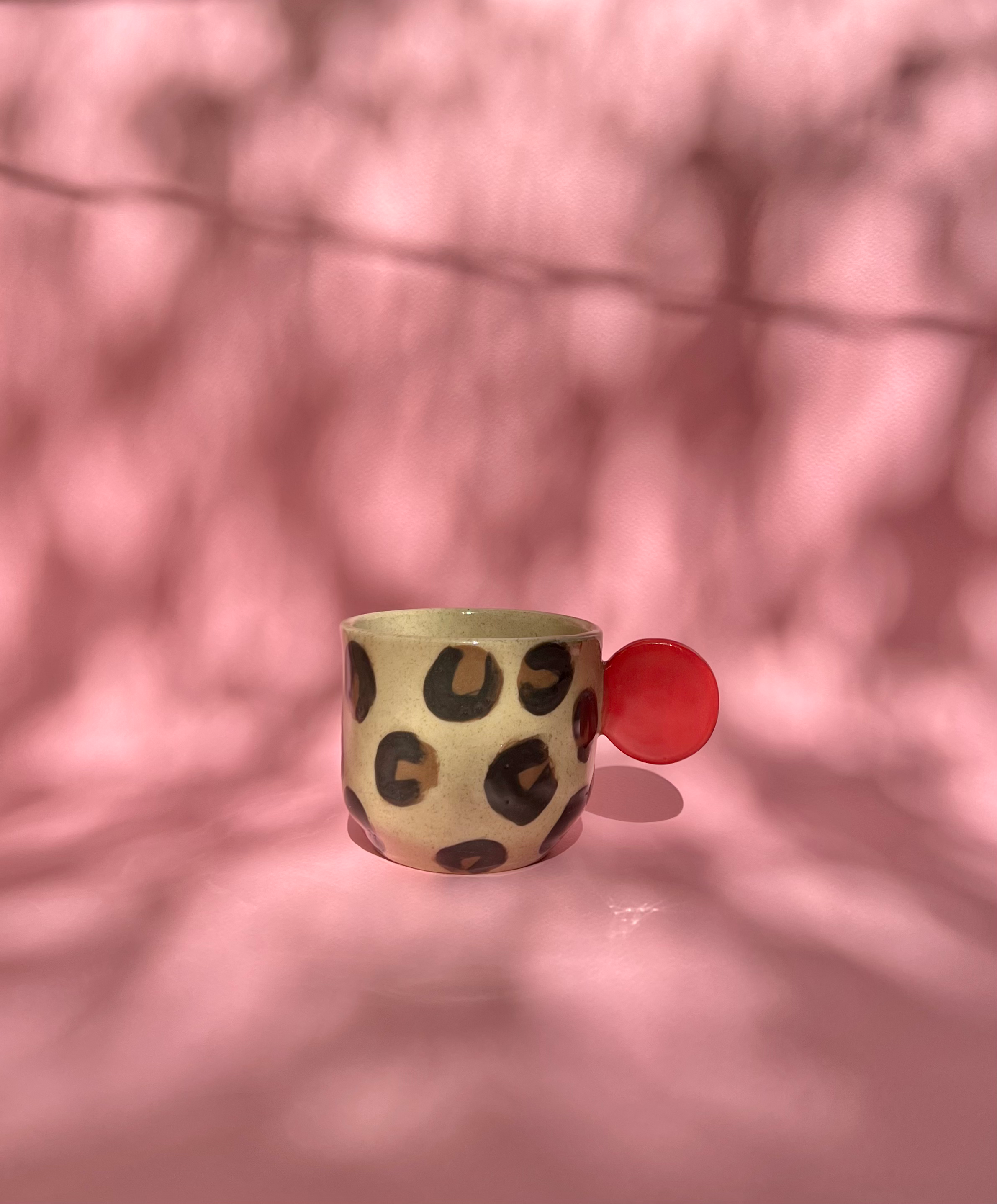 Leo Mug rot / natural