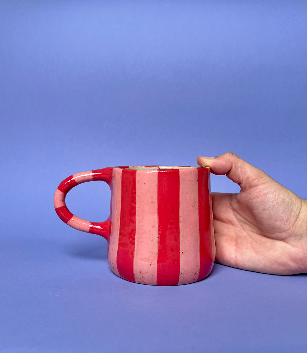 Miniaturbild: XL Good Mood Stripes rosa/rot