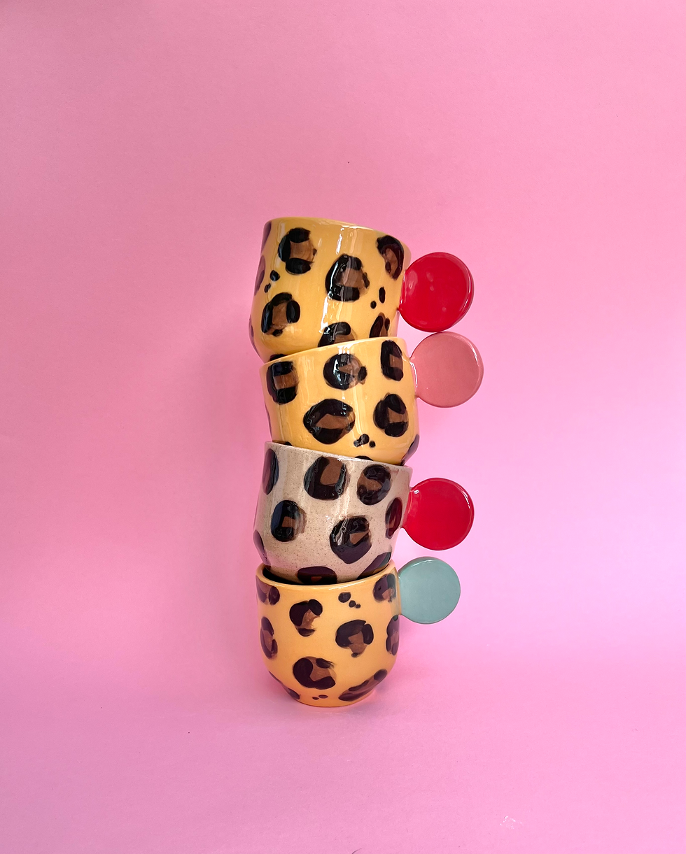 Miniaturbild: Leo Mug rot / natural