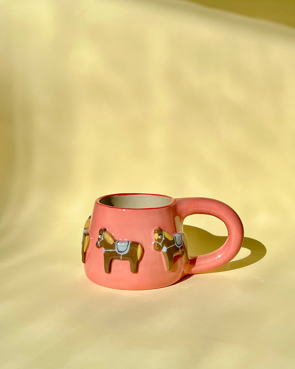 Cappuccino Mug Pferde