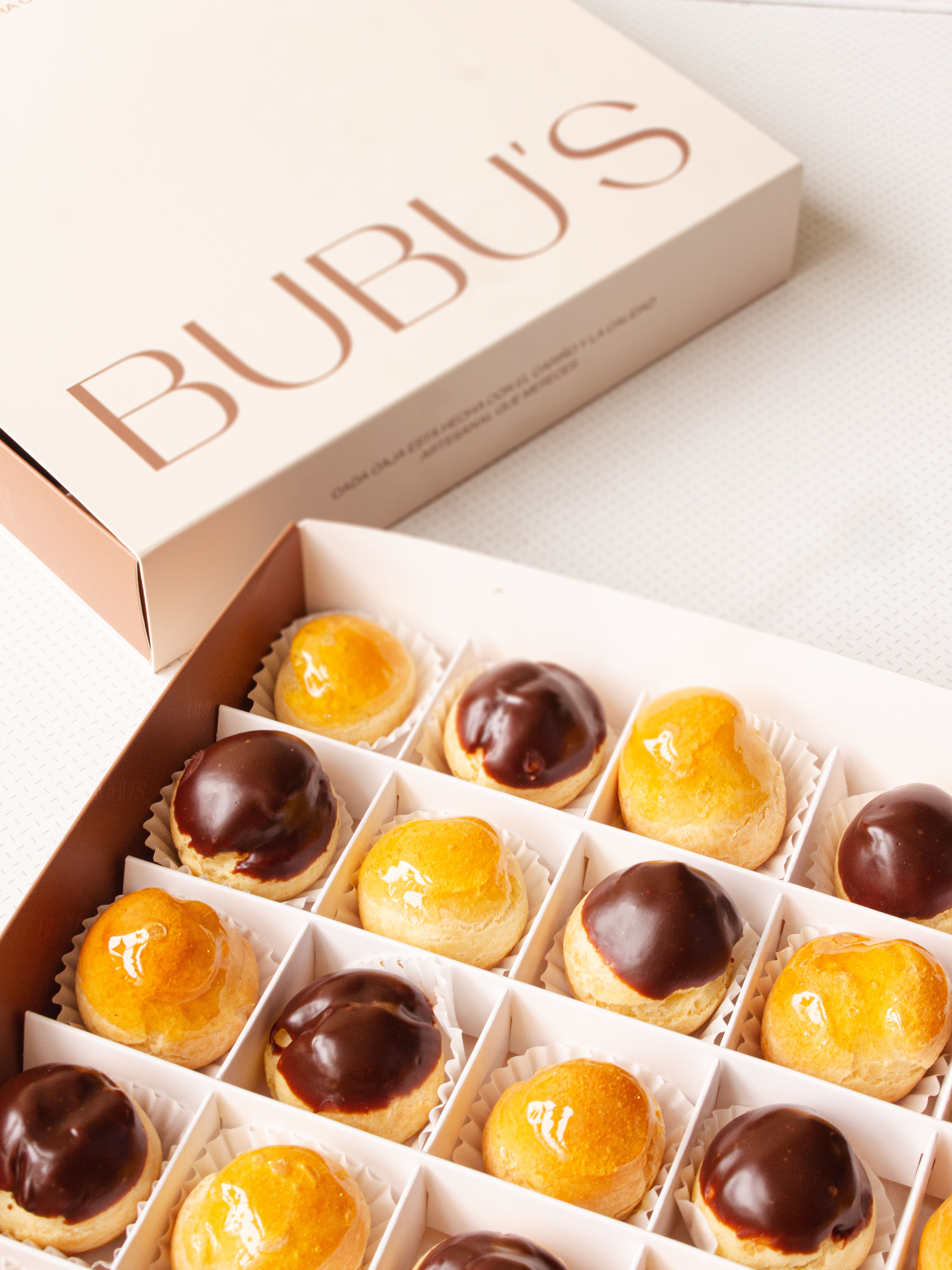 Mini profiteroles clásicos