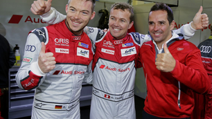 Front row lock out for Audi at Silverstone