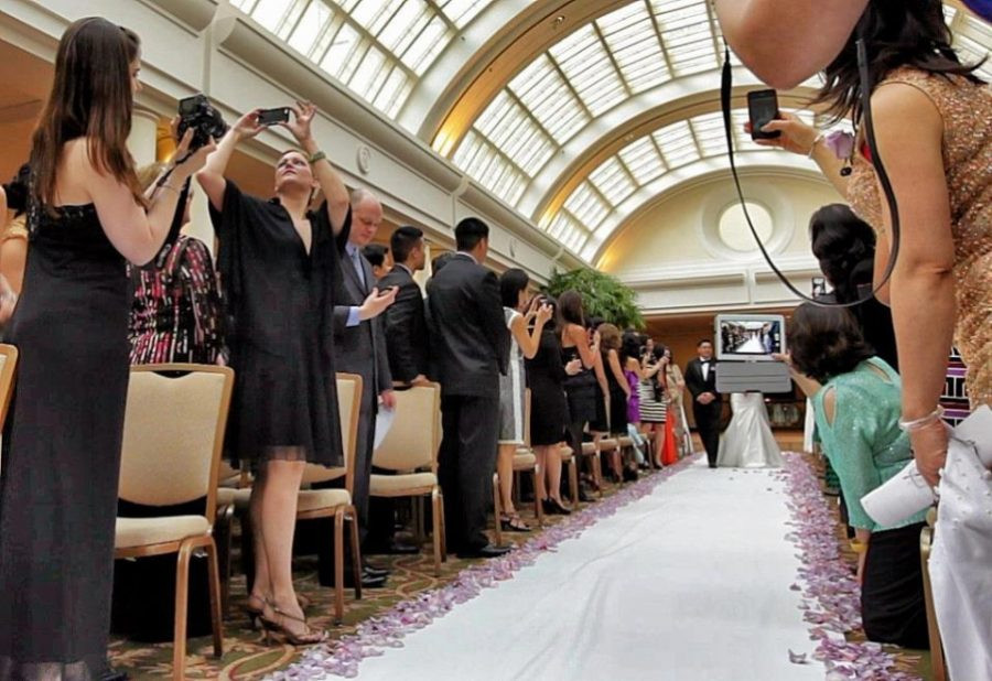 Unplugged wedding picture