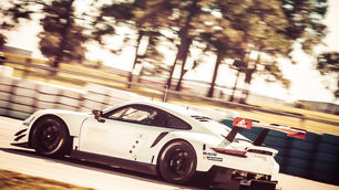 Porsche 911 RSR testing at Sebring