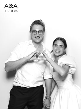 Detail shot of oak framed indoor photo booth designed for high end weddings and corporate events in Essex.