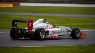 Toby Sowery takes the win in a wet F3 race at Silverstone