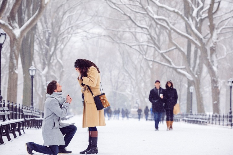 Christmas Engagement photoshoot