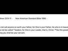 SPIRITUAL COVERING AND SPIRITUAL FATHER!!!