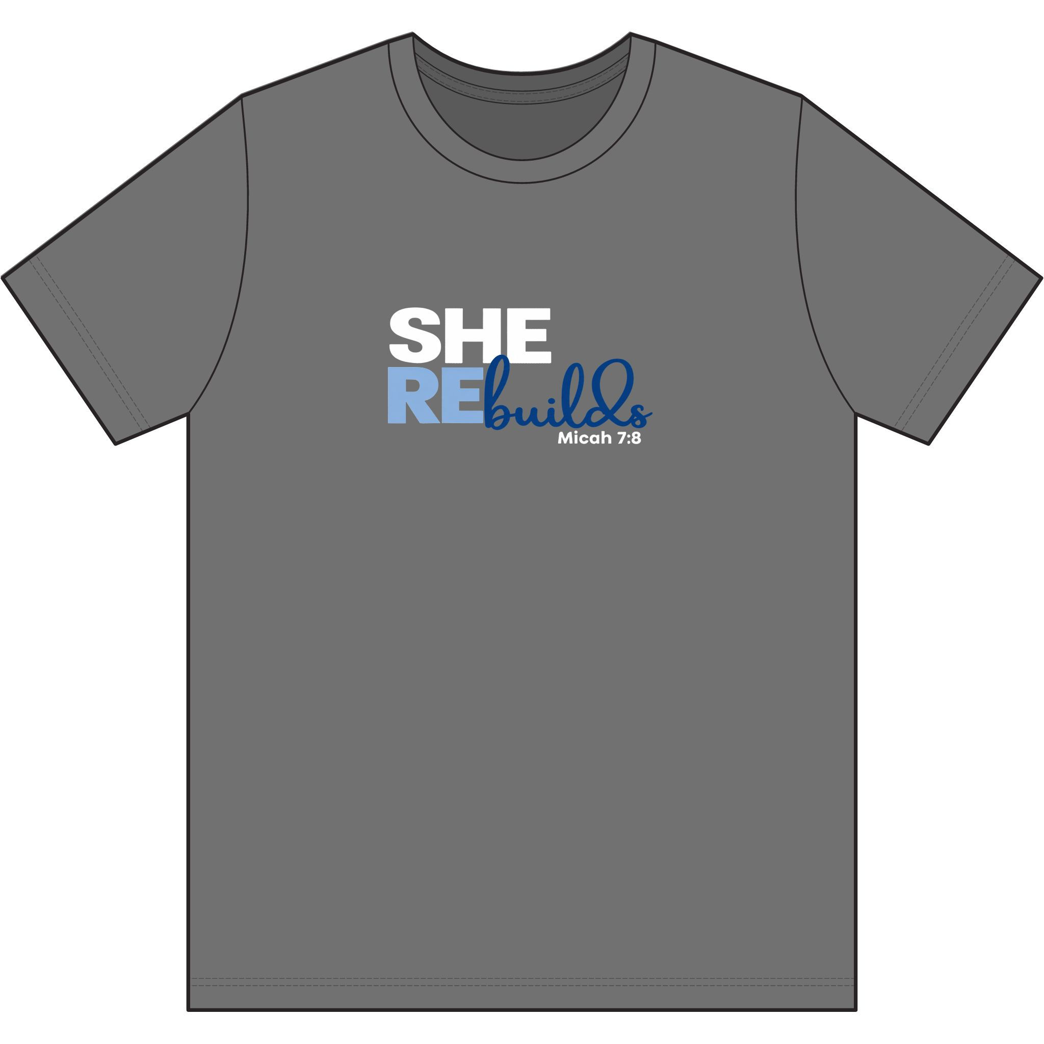 She Rebuilds scripture shirt | T-shirt