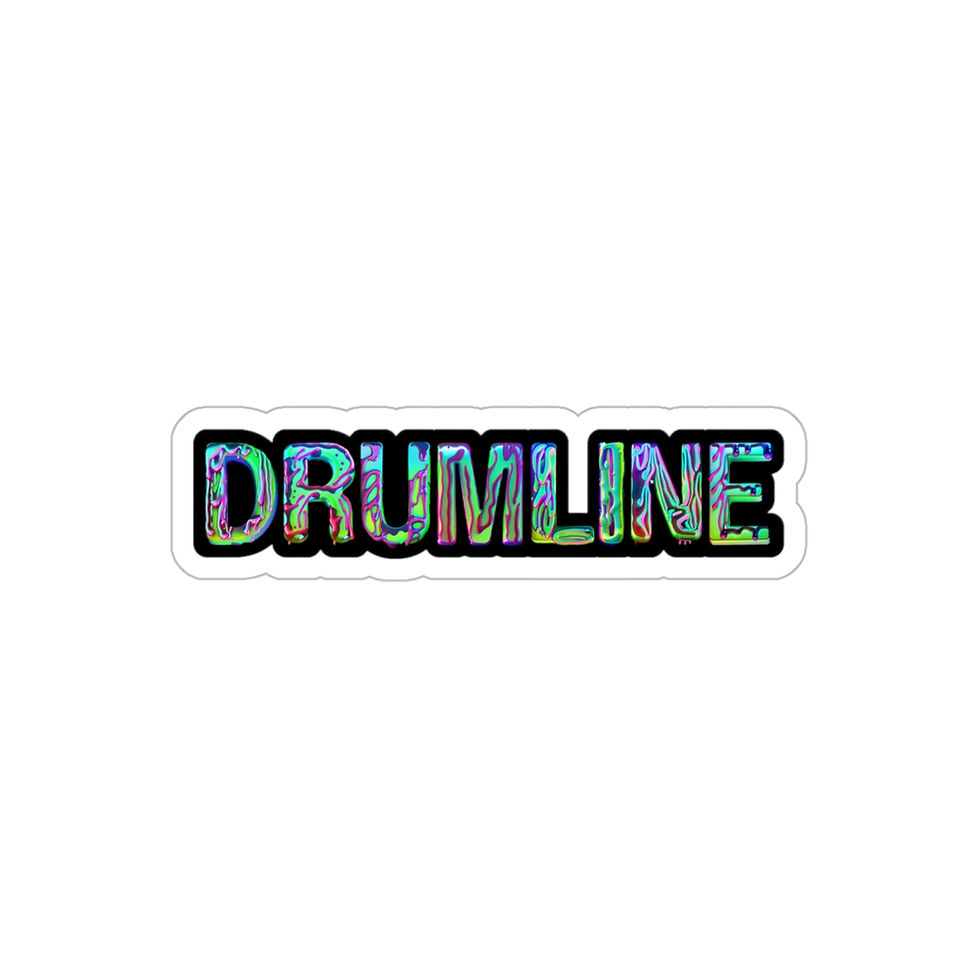 Thumbnail: "Drumline" Neon Slime Stickers