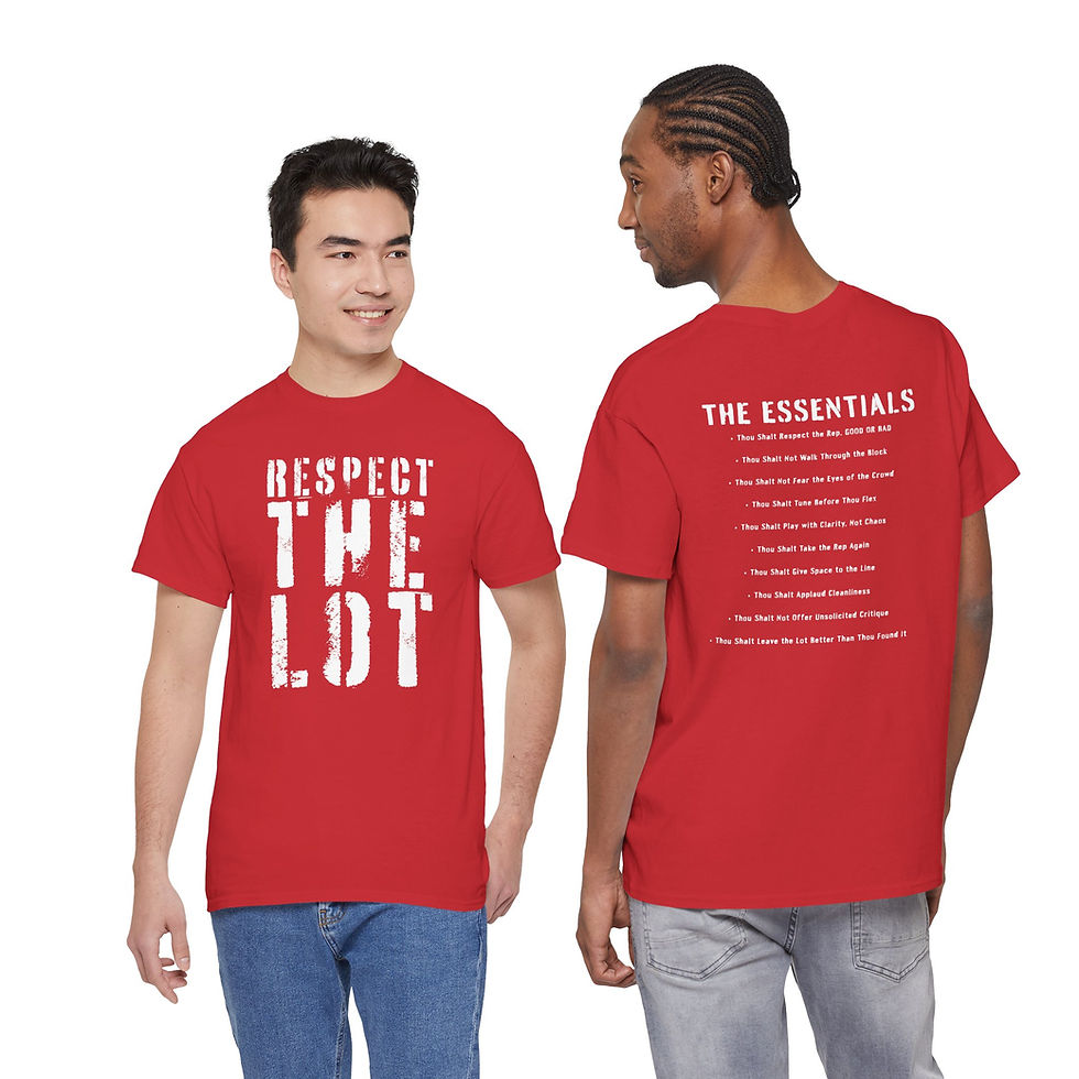 Thumbnail: Respect the Lot T-Shirt | Classic Collection | Drumline Apparel Co.
