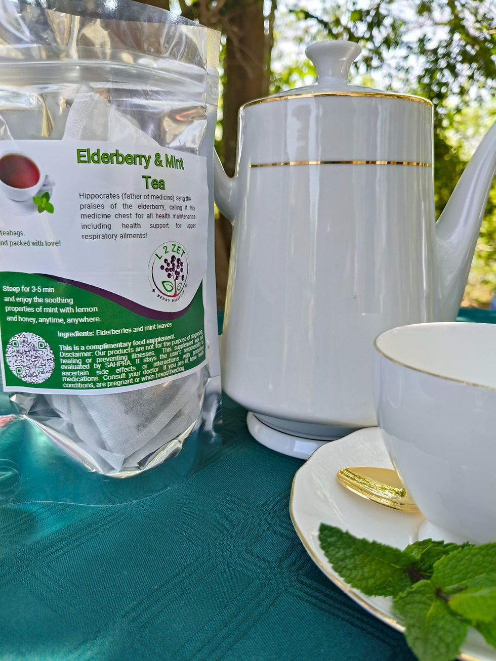 Thumbnail: Elderberry and Mint Tea