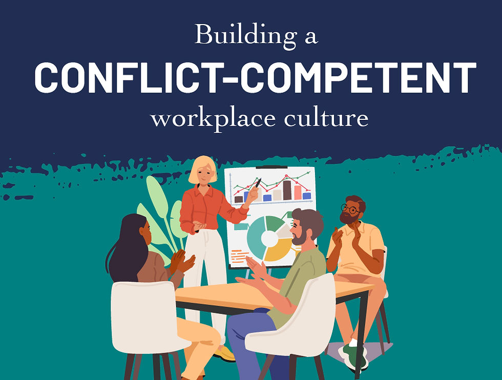 Conflict Management Training for Managers: Building a Conflict-Competent Workplace Culture