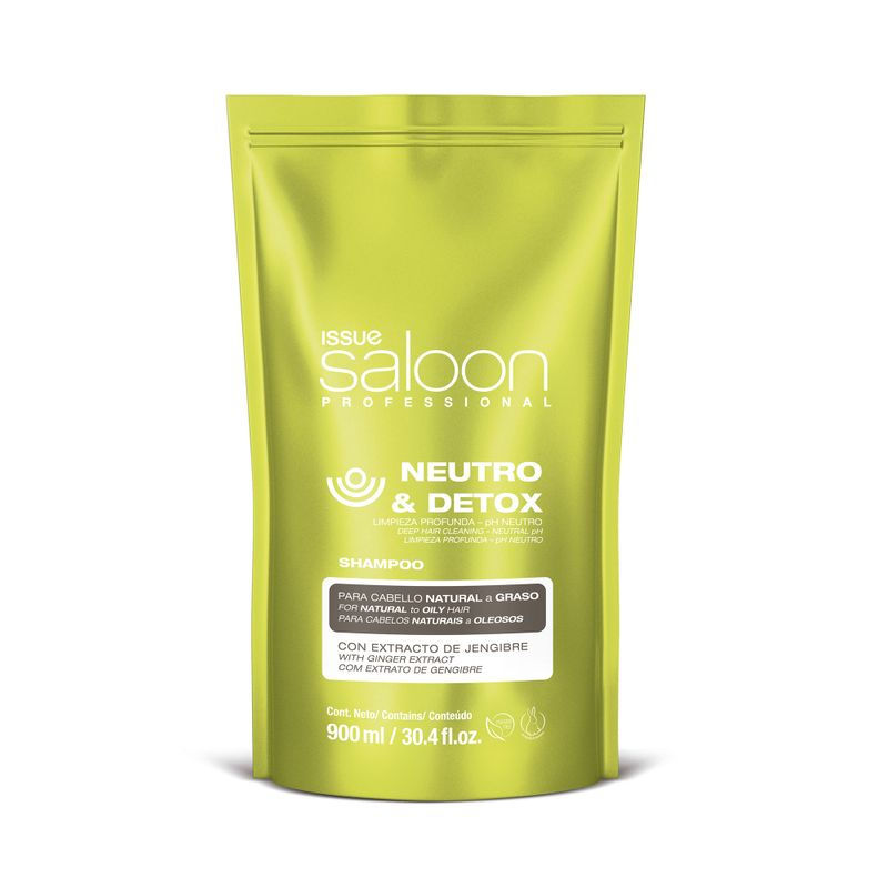 SHAMPOO ISSUE PROFESSIONAL NEUTRO & DETOX DOY PACK x 900ml