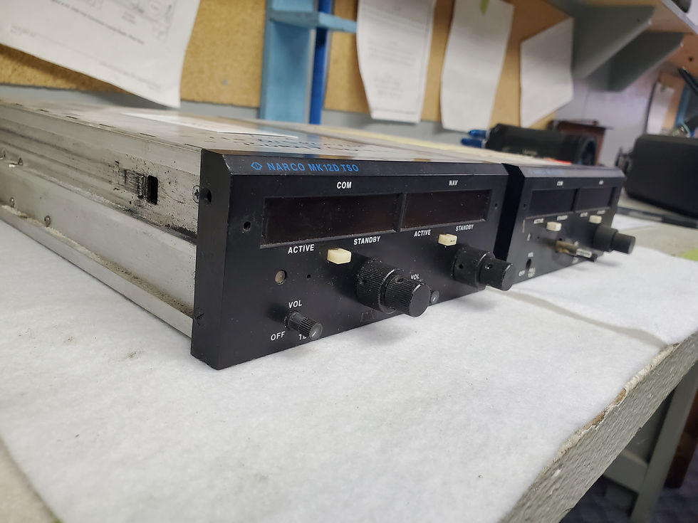 Thumbnail: Two Narco MK12D VHF Nav/Coms for parts or repair