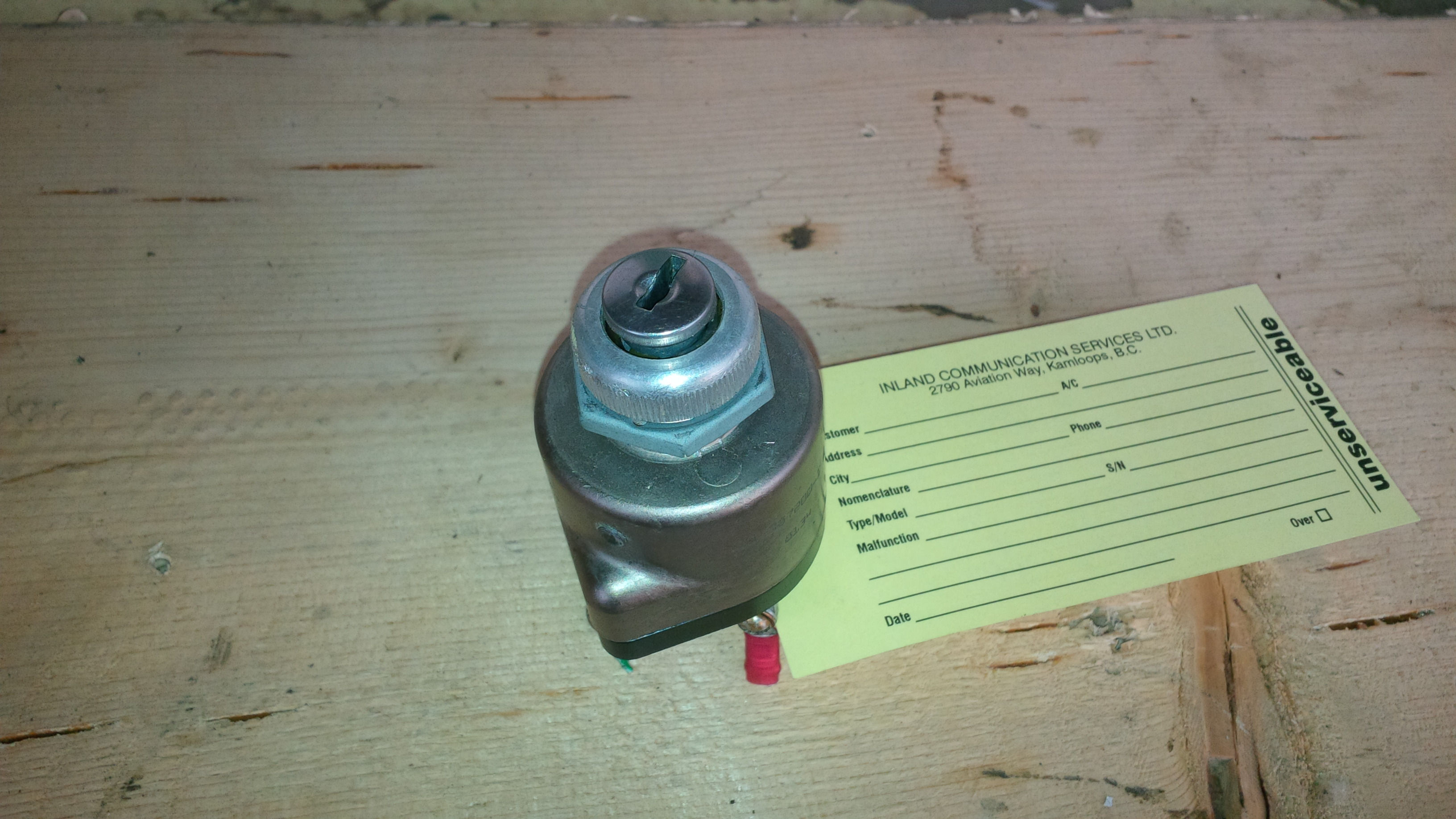 Ignition Switch, C292501-0104