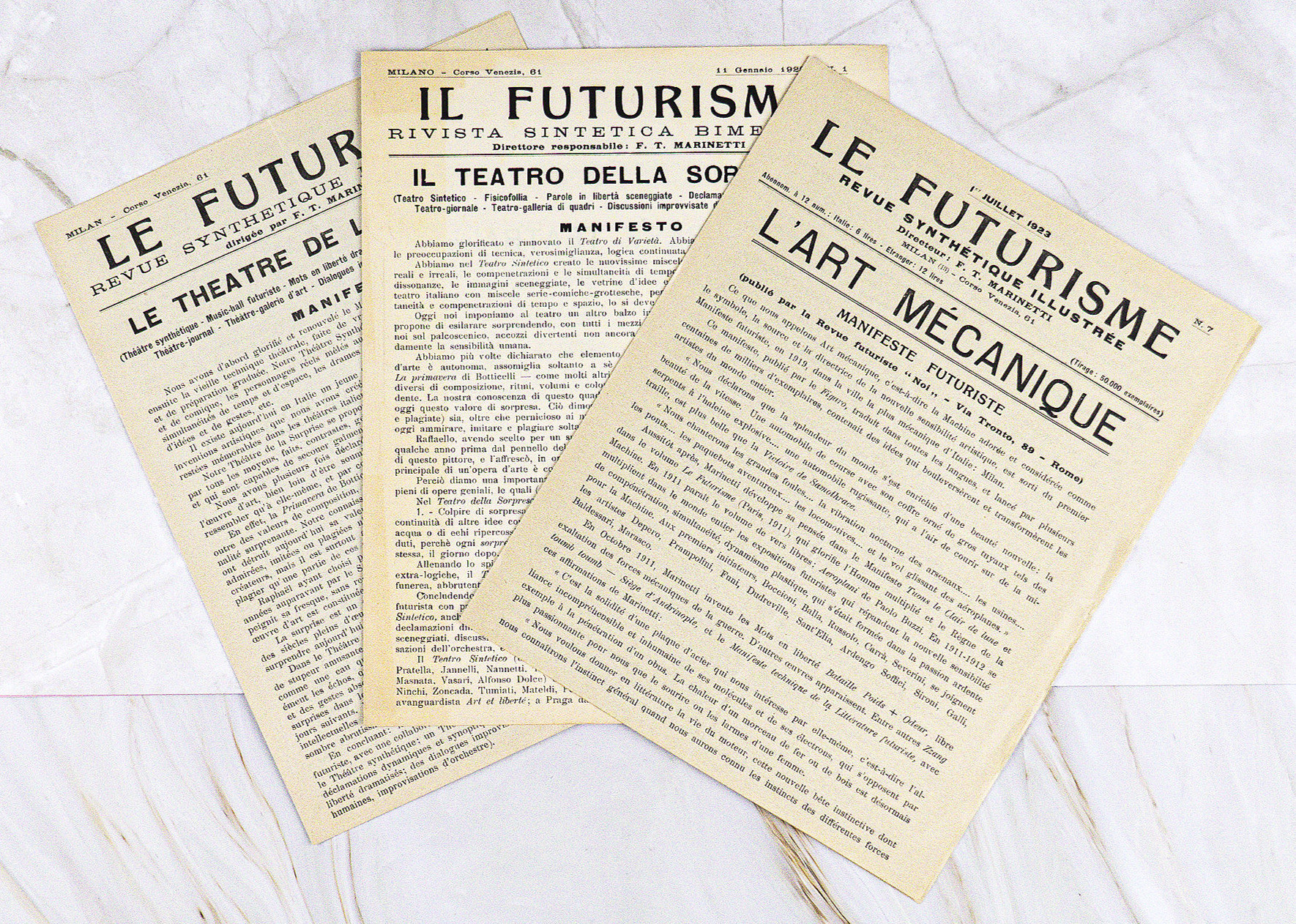 Futurismo – Le Futurisme. Revue
synthétique illustrée