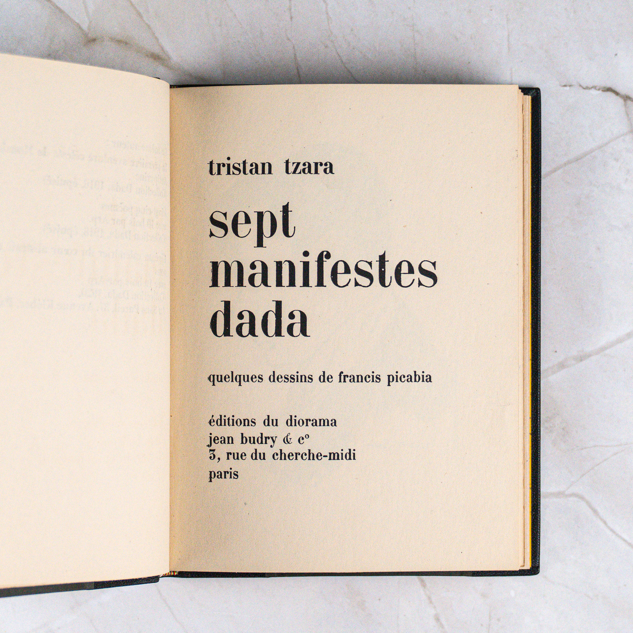 Sept manifestes dada. Quelques dessins de Francis Picabia.