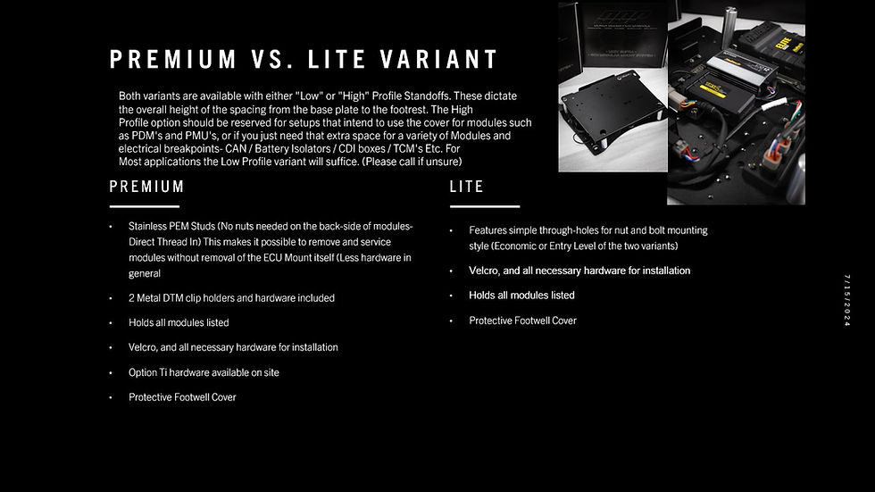 Thumbnail: DDP MKIV Supra ECU Modular Mount System "Lite" Version