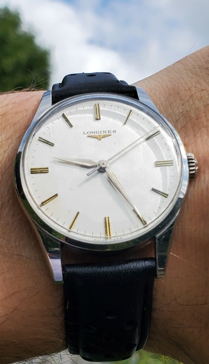 Thumbnail: Longines 1957 Vintage Calatrava Dress Watch, Rarer Large Size 36mm x 43mm