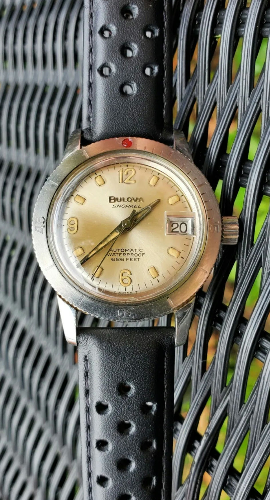 Thumbnail: Bulova Snorkel 666 Devils Diver. 1963 , M3 Vintage Watch.