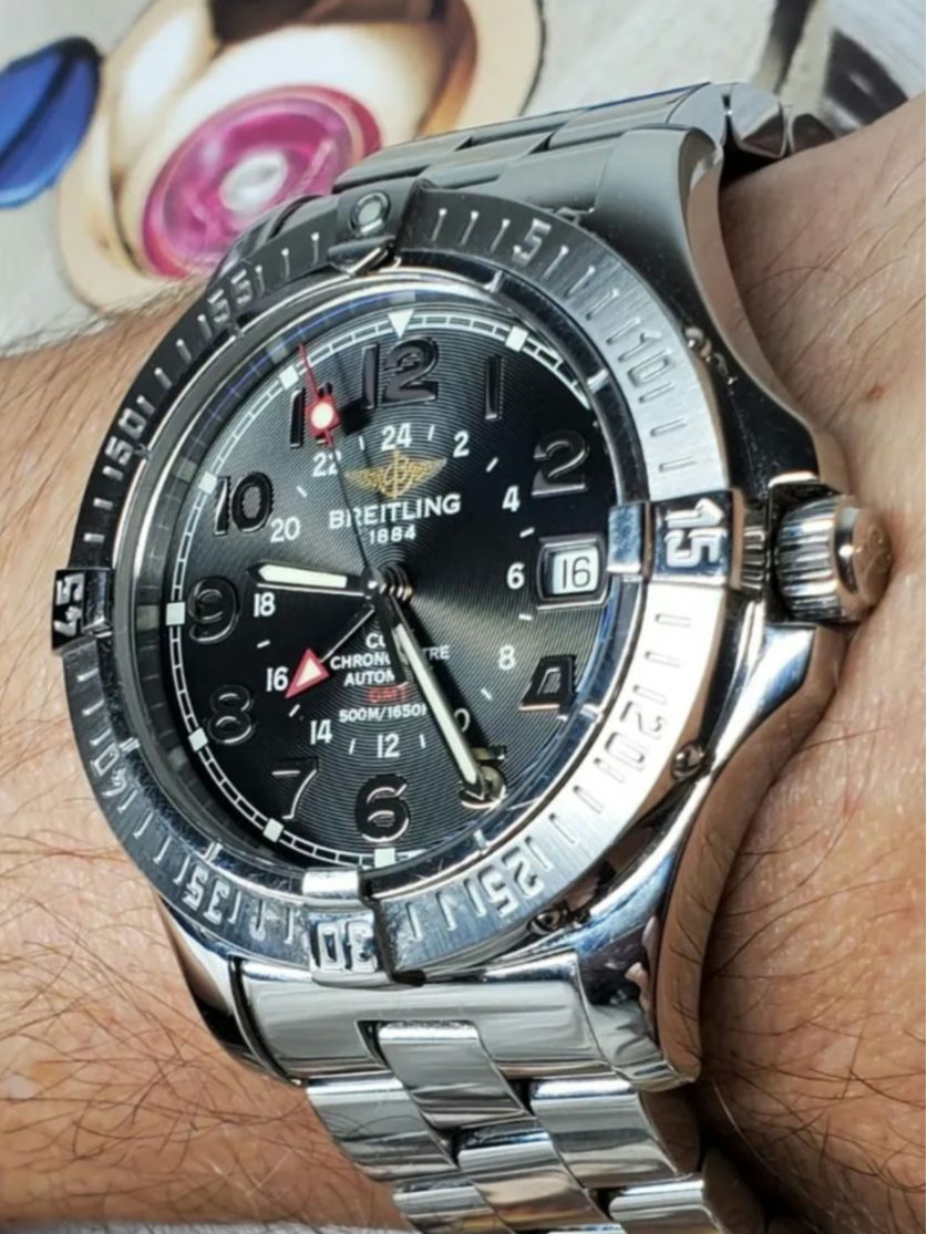 Thumbnail: Breitling Colt GMT Automatic A32350. VGC, Running perfectly.