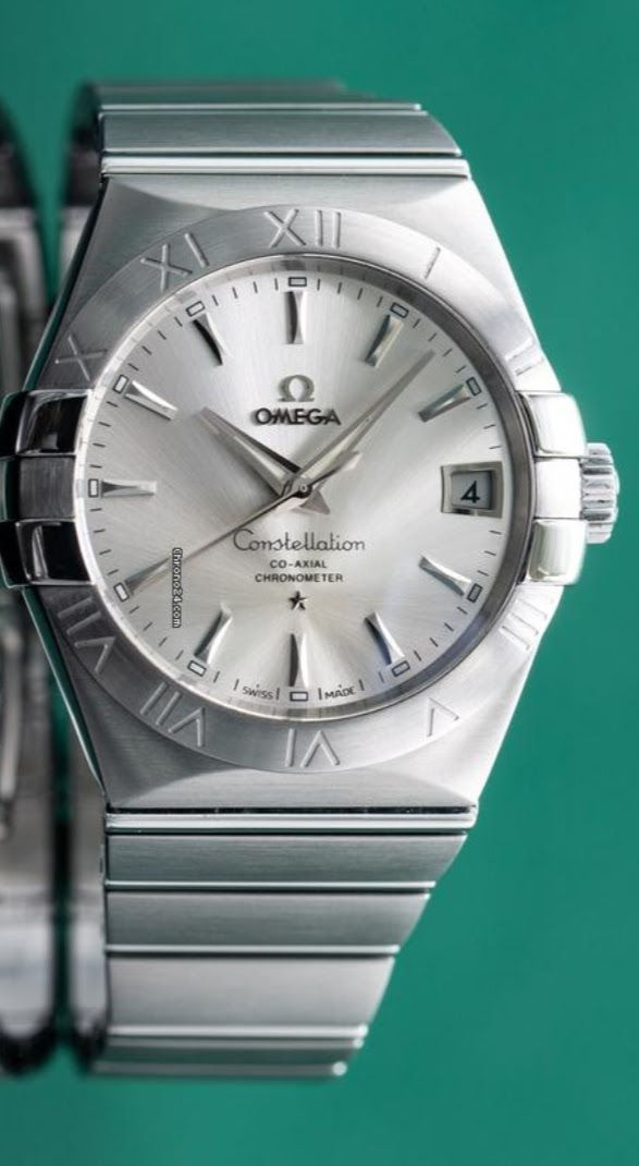 Thumbnail: Omega Constellation Co-Axial 8500 . Stunning Ice Silver, 38 mm.Ref: 123.10.38.21