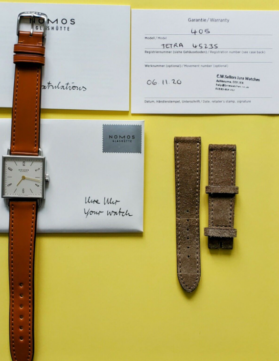 Thumbnail: NOMOS Glashutte Tetra 27 Duo Reference 405